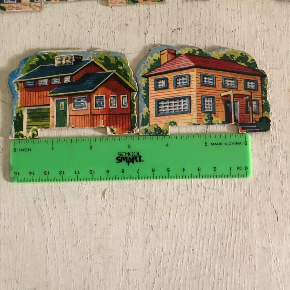 Vintage Cardboard Home Cutouts